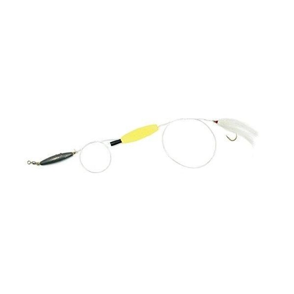 Sea Striker Flounder Rig, 22 40Lb Mono, 2 Style 42 Hook, 2 Yellow Float